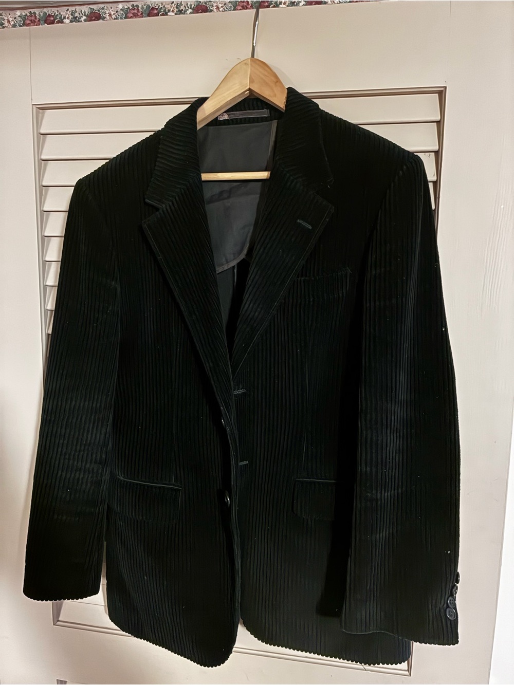 Paul Smith Black Corduroy Suit